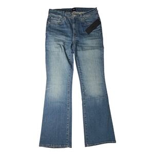 Edwin Lark Mid Rise Stretch Bootcut Blue Jeans 29 Denim Ankle Flashback NWT